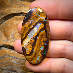 Aren’t you glad you waited until the end Ultimate Wildcard! 88.4cts - Tribal Yowah Nut Opal. Australian Opal