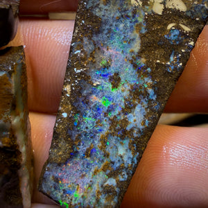 Chasin’ Colour! 187.5cts - 3x Australian Boulder Seam Opal Rough Parcel