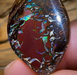 47.9cts - Tribal Koroit Nut Opal. Double Sided - Opal Whisperers