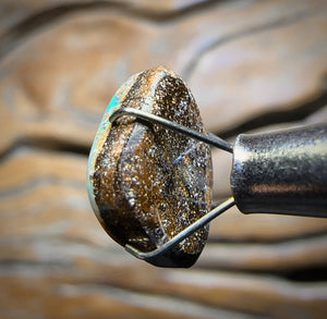 4.1cts - Solid Australian Boulder Pipe Opal. BARGAIN