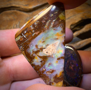 48 hour Vip Crazy Offer 71.1cts - 3x Australian Boulder Opal’s. Wholesale Dealers Parcel