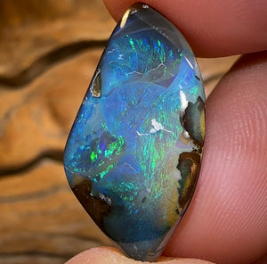17.6cts - Queensland Boulder Opal from Winton - Opal Whisperers