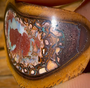 107.2cts - Yowah Nut Kernel Opal Specimen Polished