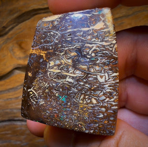 213.3cts - Tribal Australian Boulder Opal. Polished Specimen