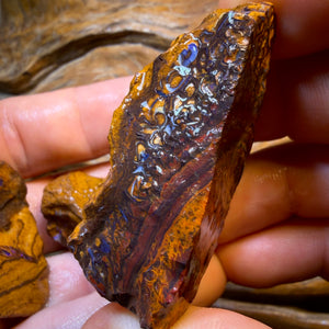 TGIF 410.1cts - 3x Yowah Nut Opal Rough Parcel. Australian Boulder Opal