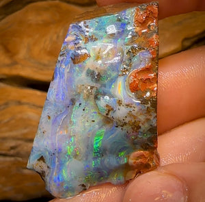 126cts - Queensland Boulder Seam Opal Rough Piece