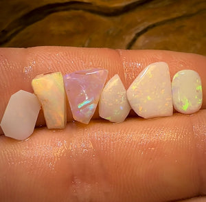 🔨 AUCTION 🔨 10.8cts - 6x Quality South Australian Opal Rubs