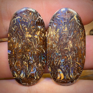 68.1cts - Tribal Queensland Boulder Opal Matching Pair
