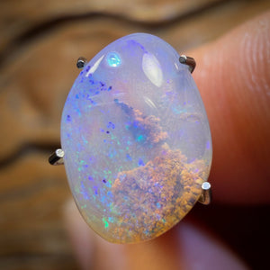 2cts - Solid Australian Boulder Pipe Crystal Opal