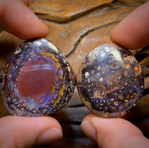 48-Hour VIP Crazy Offer 244.3cts - Yowah Nut Tribal Kernel Opal Pair