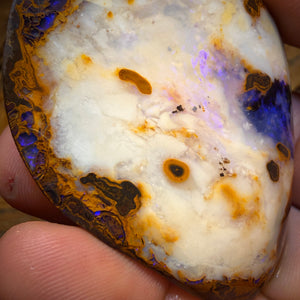 Late Wildcard! 214.7cts - Yowah Nut Partial Crystal Centre Opal Rub