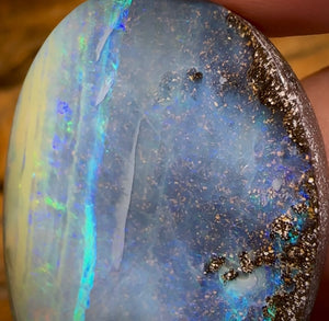 94.5cts - Large Queensland Boulder Seam Opal. Australian Opal - Opal Whisperers