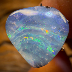 6.3cts - “Water World”Queensland Boulder Seam Opal. Australian Opal