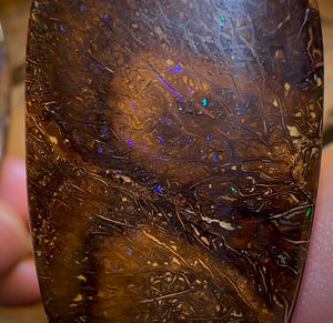 129.1cts - Yowah Nut Opal Big Pair Big Bargain . TRIBAL PATTERN - Opal Whisperers