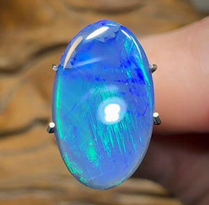 3.5cts - Australian Black Opal from Lightning Ridge - Opal Whisperers
