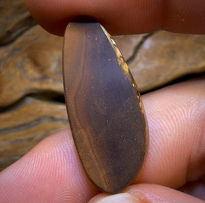 24.9cts - Tan Tribal Yowah Nut Opal. Australian Opal