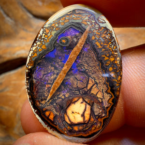 33.1cts - Yowah Nut Crystal Centre Opal. Australian Boulder Opal