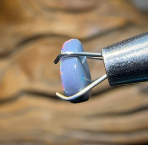 0.75cts - Australian Red on Black Opal from Lightning Ridge - Opal Whisperers