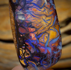 28.4cts - Tribal Yowah Nut Opal. Double Sided