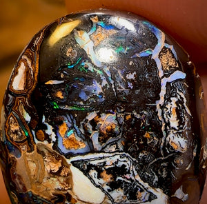 29.3cts - “Spot the Picture”Tribal Yowah Nut Opal. Featured on “Outback Opal Hunters”! Celebrity Bargain
