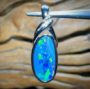 Sterling Silver - WHOLESALE 9 PIECE MIXED PARCEL. Australian Boulder Opal Doublet Jewellery - Opal Whisperers
