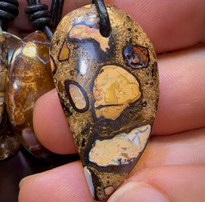 10x Drilled Yowah Boulder Opals. Bulk Wholesale Dealers Package - Opal Whisperers