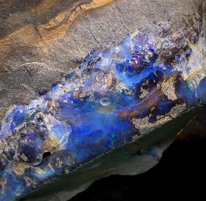 747.5g - Large Queensland Boulder Seam Opal Rough Specimen