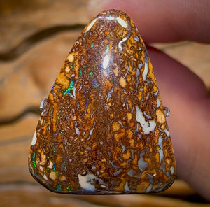14.3cts - Australian Boulder Opal. Yowah Tribal Bargain - Opal Whisperers