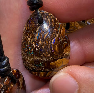 10x Drilled Yowah Boulder Opals. Bulk Wholesale Dealers Package - Opal Whisperers