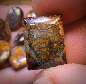 122.7cts - 10x Australian Tribal Boulder Opal’s. Wholesale Dealer’s Parcel