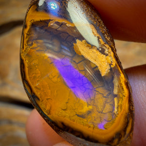 35.6cts - Yowah Nut Crystal Super Rare Suspended Centre Opal. Australian Boulder Opal