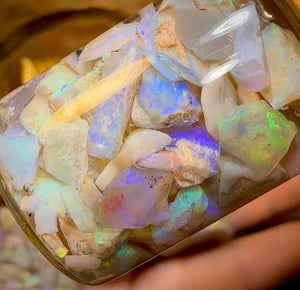 35cts - Lightning Ridge Opal Rough Vials - Opal Whisperers