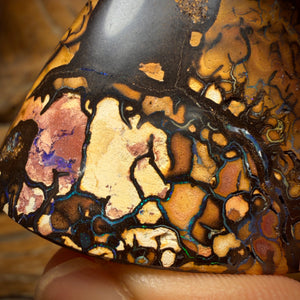 119.7cts - Huge Tribal Queensland Boulder Picture Stone Opal from Yowah