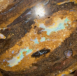 257.5cts - Australian Yowah Nut Kernel Boulder Opal Specimen Polished - Opal Whisperers