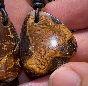 10x Drilled Yowah Boulder Opals. Bulk Wholesale Dealers Package - Opal Whisperers