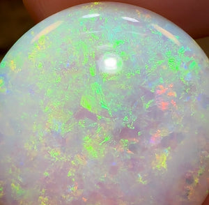 21.7cts - Large Gem Coober Pedy White Opal. Australian Opal - Opal Whisperers
