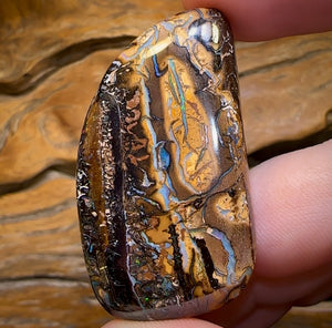 116.5cts - Tribal Koroit Nut Opal. Queensland Boulder Opal - Opal Whisperers