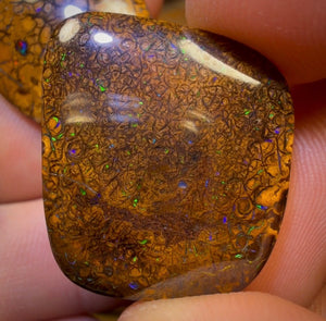 🔒 174.7cts - 5x Australian Tribal Boulder Opal’s. Wholesale Dealers Parcel