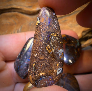 139.9cts - 5x Australian Tribal Boulder Opal’s. Wholesale Dealers Parcel
