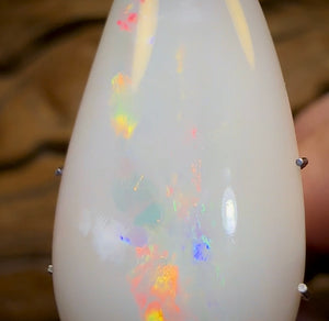 19.2cts - Double Sided, South Australian White Opal from Coober Pedy. Great Price for Big Stone - Opal Whisperers