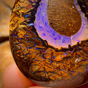 66.7cts - Yowah Nut Crystal Centre Opal. Australian Boulder Opal