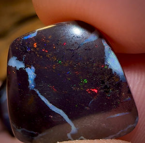 46.7cts - 5x Tribal Koroit Nut Opals BLACK IRONSTONE. Australian Opal Parcel - Opal Whisperers