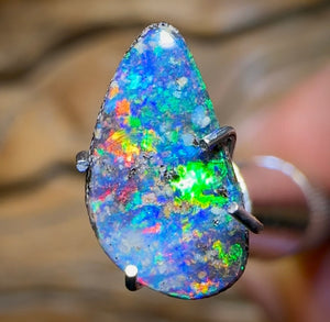 1cts - Queensland Boulder Opal from Winton - Opal Whisperers