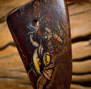 Opale Boulder australienne percée 31 x 18 mm