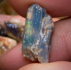 200.2cts - 25x Lightning Ridge Fossil Replacement Opal Rough Parcel Under $2/Ct - Opal Whisperers