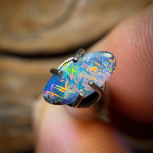 🔨 AUCTION 🔨 No Reserve 0.2cts - Australian Boulder Seam Opal