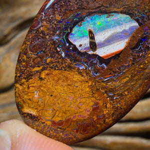 61.9cts - Rare Yowah Nut Kernel Opal. Top Picture Stone