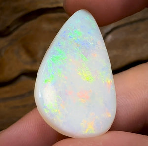 18.6cts - Large South Australian White Opal. Gem Quality - Opal Whisperers