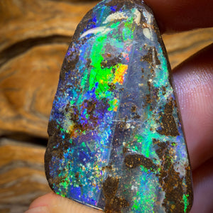 79.7cts - TOP Queensland Boulder Opal Rub. Featured on ‘OUTBACK OPAL HUNTERS’!!