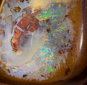 80.4cts - “Nessie” Yowah Nut Kernel Opal Picture Stone, Australian Opal - Opal Whisperers